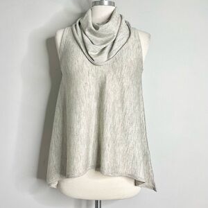 ALICE + OLIVIA Base Sharry Sleeveless Wool Cashmere Blend Knit Cowl Neck…